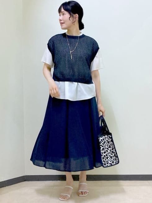  beni_gingerさんの「Reflect｜【選べる5色◎／マシンウォッシュ可】シャーリングデザインブラウス」を使ったコーディネート