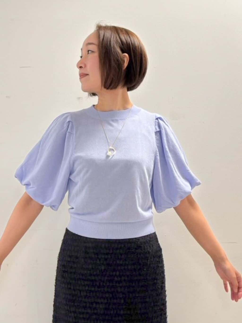 keikoさんの「COUP DE CHANCE｜【手洗い可／日本製】ジャカードロングスカート」を使ったコーディネート