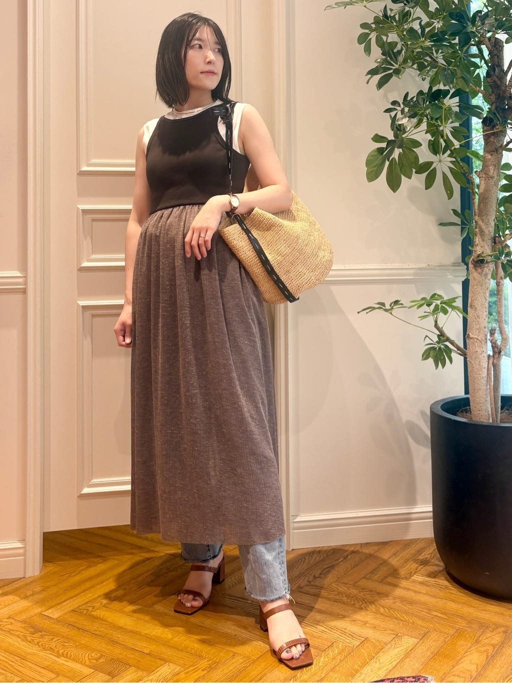 nakaoさんの「DRESSTERIOR｜Carouselambra（ケラウズランブラ）【別注】BOAT TANK TOP DRESS」を使ったコーディネート