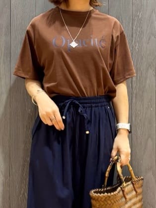 meiさんの「SHOO･LA･RUE｜【S-LL/ひんやり/UV】選べる6柄でそれぞれ欲しくなる プリントTシャツ」を使ったコーディネート