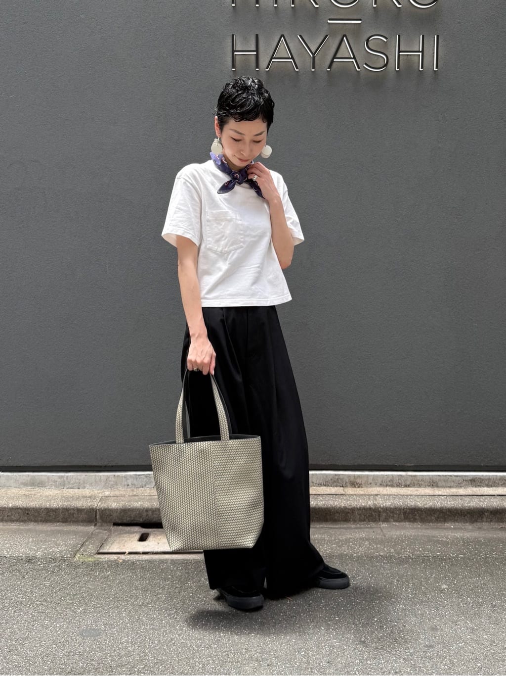 Kさんの「HIROKO HAYASHI｜OTTICA（オッティカ）トートバッグM」を使ったコーディネート