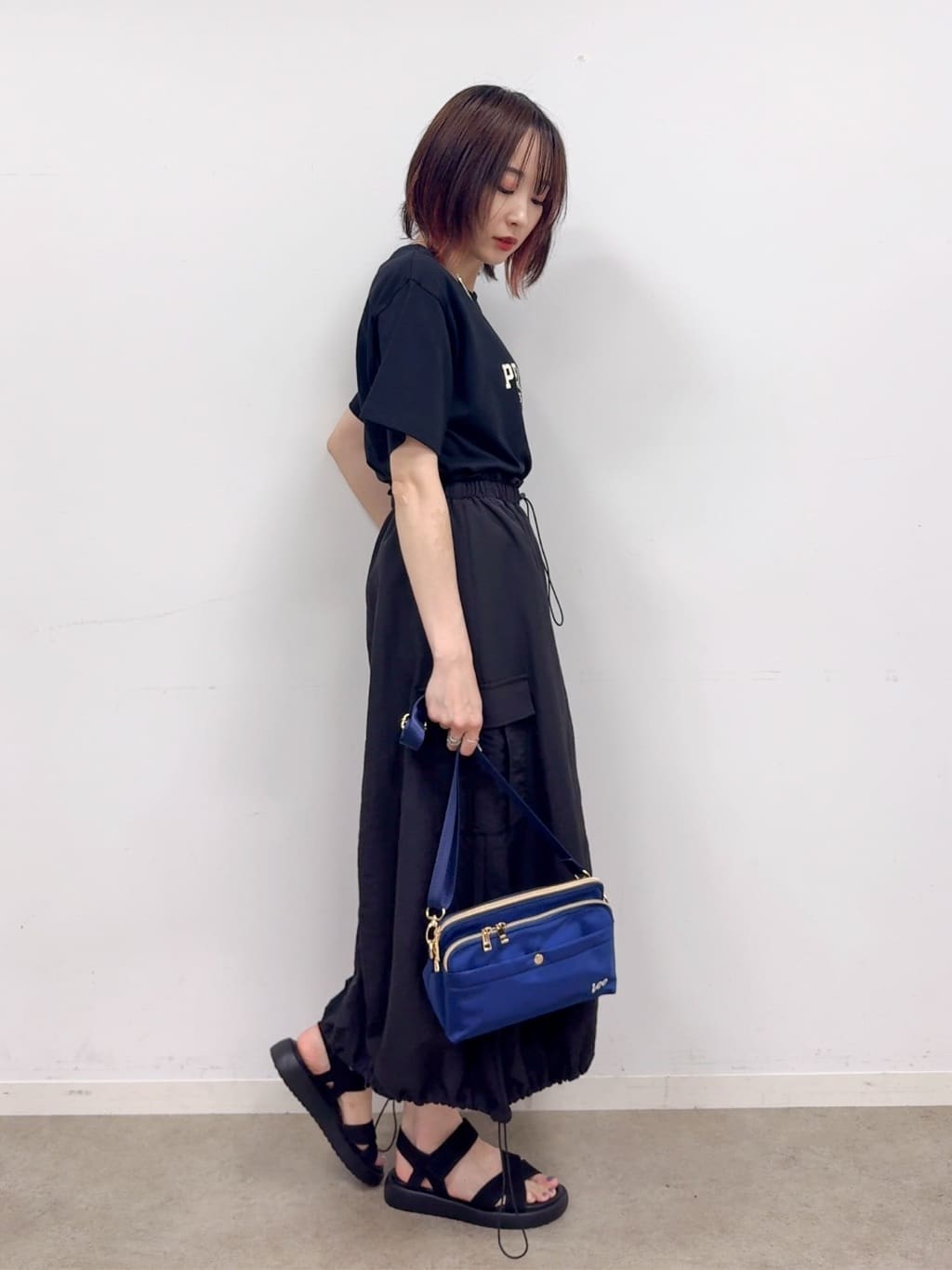 𝐜𝐡𝐢𝐤𝐚さんの「SHOO･LA･RUE｜【PEANUTS】ひんやりTシャツ」を使ったコーディネート