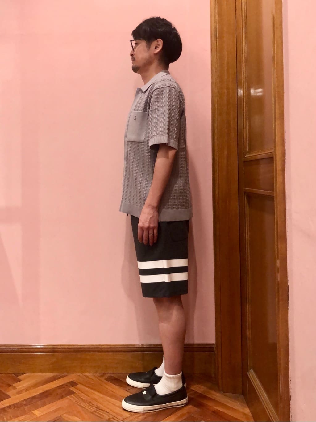 OKJさんの「DRESSTERIOR｜オーガニックコットン キューバニットシャツ」を使ったコーディネート