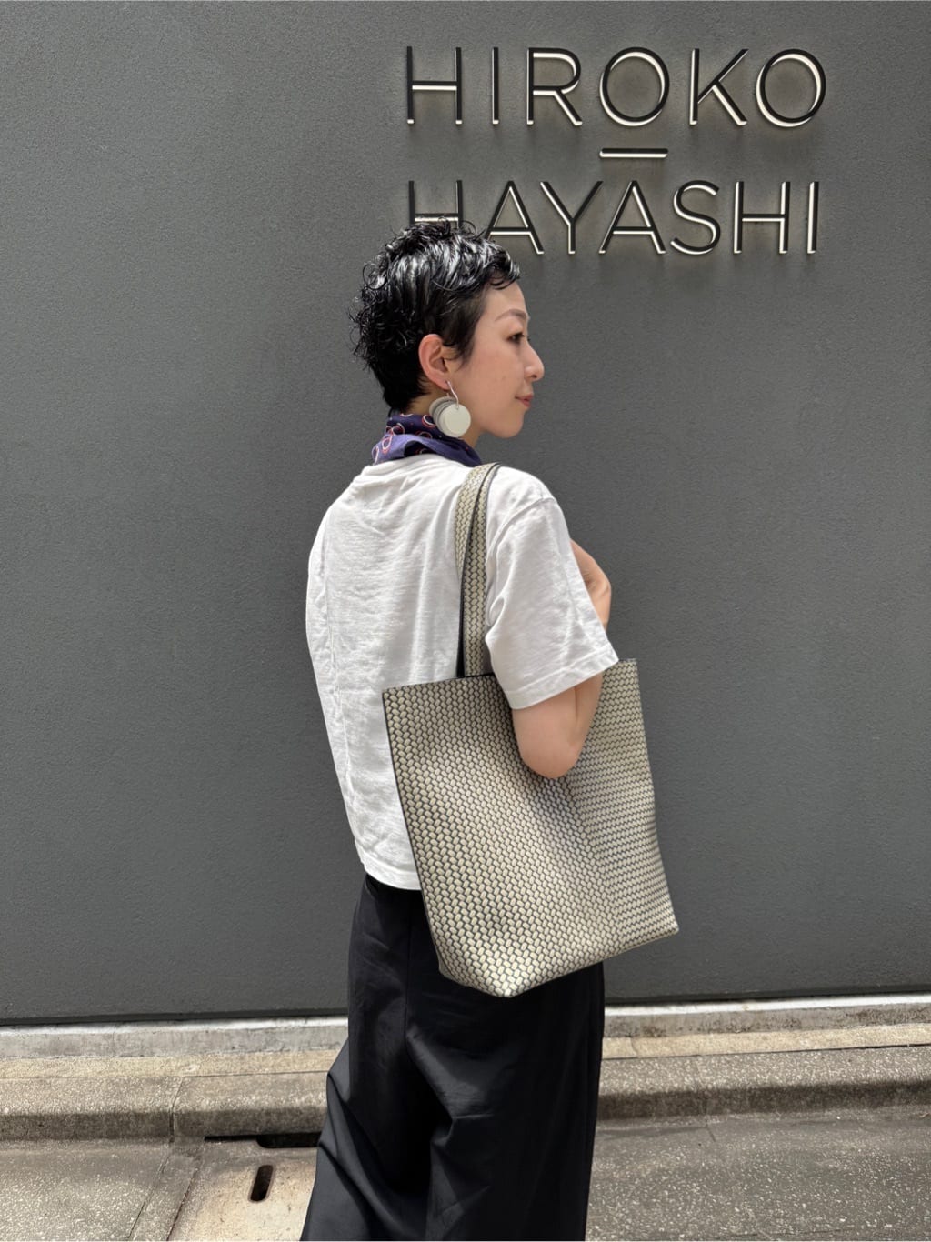 Kさんの「HIROKO HAYASHI｜OTTICA（オッティカ）トートバッグM」を使ったコーディネート