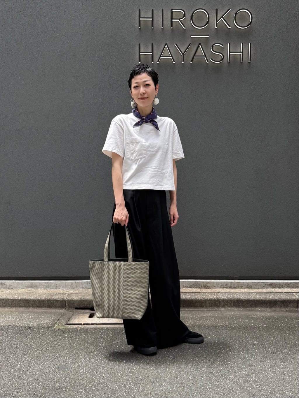 Kさんの「HIROKO HAYASHI｜OTTICA（オッティカ）トートバッグM」を使ったコーディネート