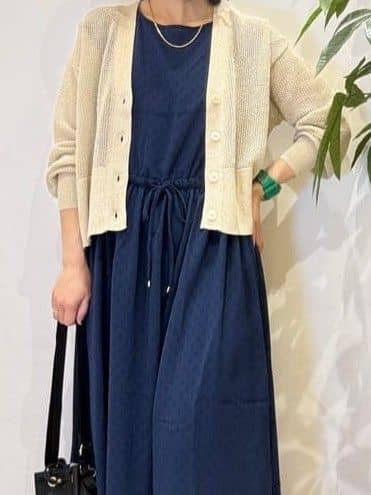 misakiさんの「SHOO･LA･RUE｜キラッと光るラメとスパンコールが印象的 メッシュカーディガン」を使ったコーディネート