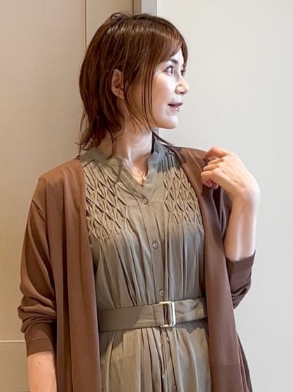 yamakoさんの「grove｜ラウンドメタルバングル」を使ったコーディネート