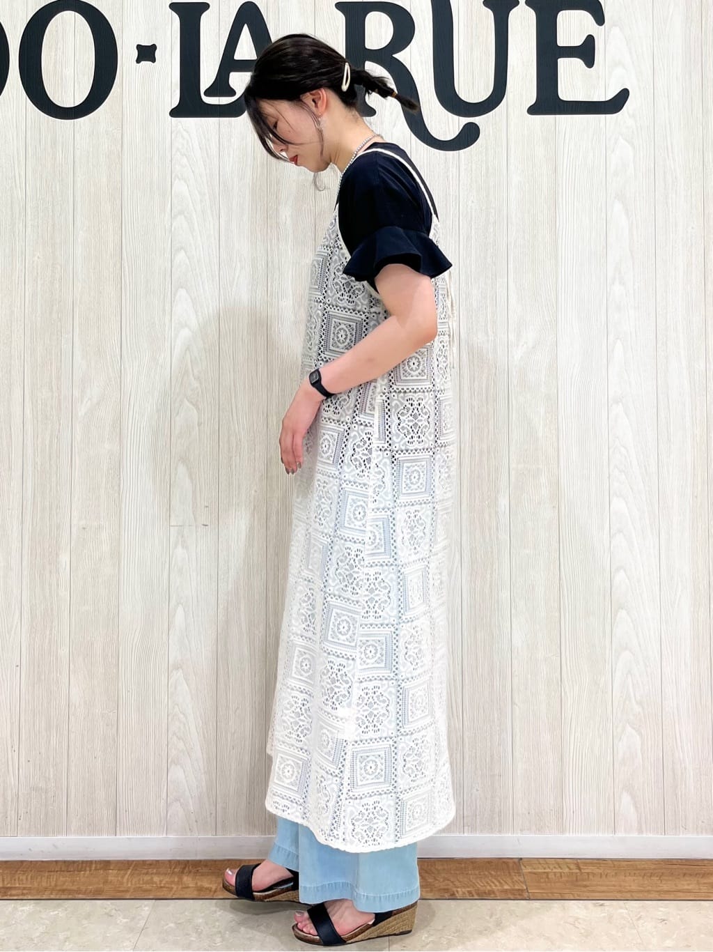 shiiさんの「SHOO･LA･RUE｜【S-LL】レースキャミワンピース」を使ったコーディネート