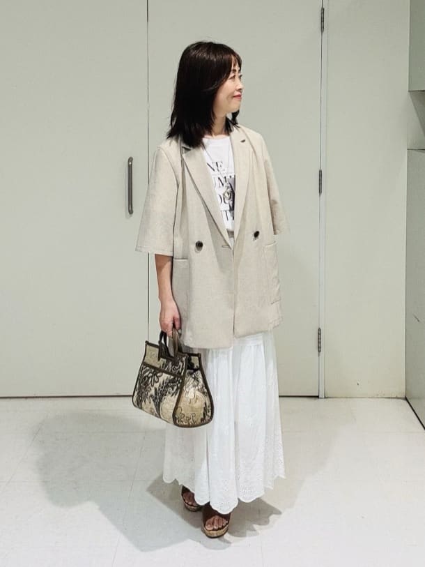 makiさんの「UNTITLED｜【ロゴT/プリントT】グラフィックTシャツ」を使ったコーディネート