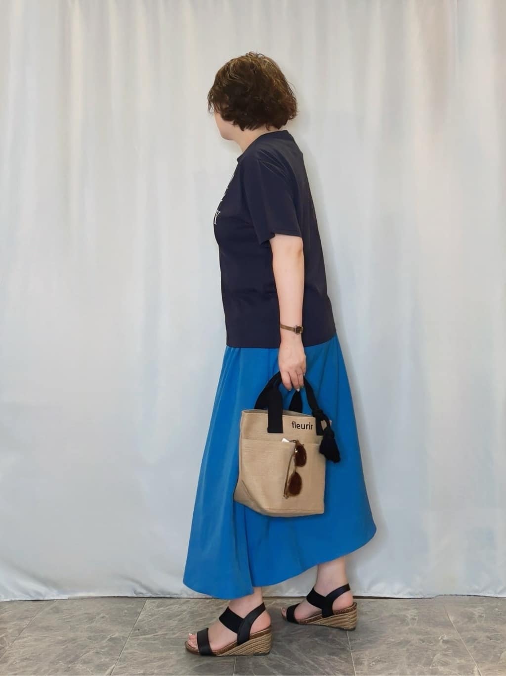たみさんの「SHOO･LA･RUE｜【高レビュー/着丈選べる】華やかさをプラスする アソートロングスカート」を使ったコーディネート