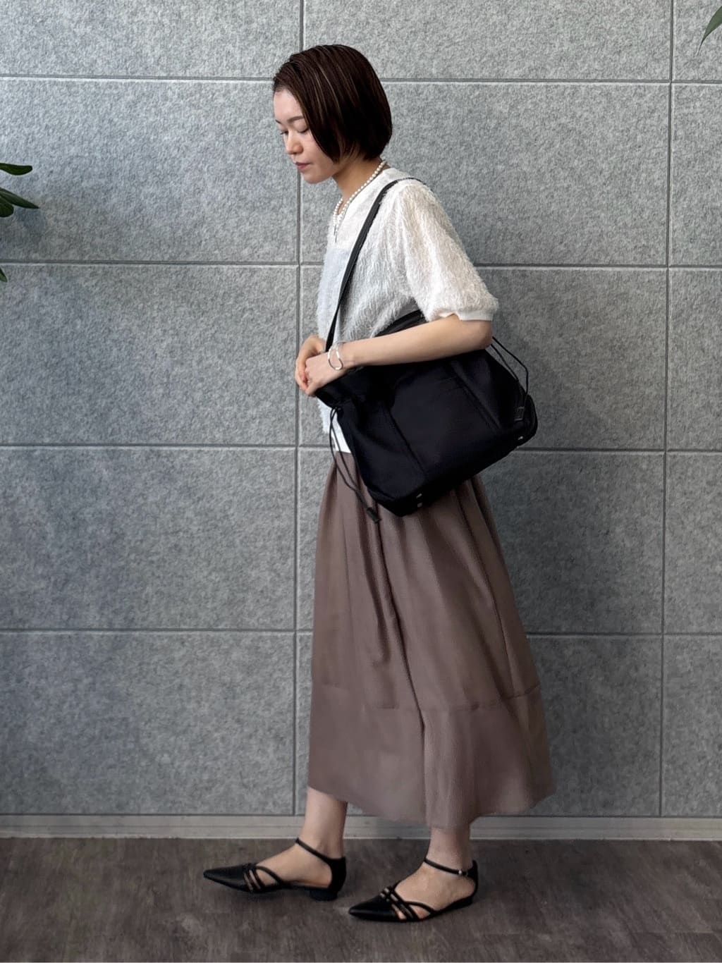 kanaeさんの「INDIVI｜ヘアリージャカードトップス」を使ったコーディネート