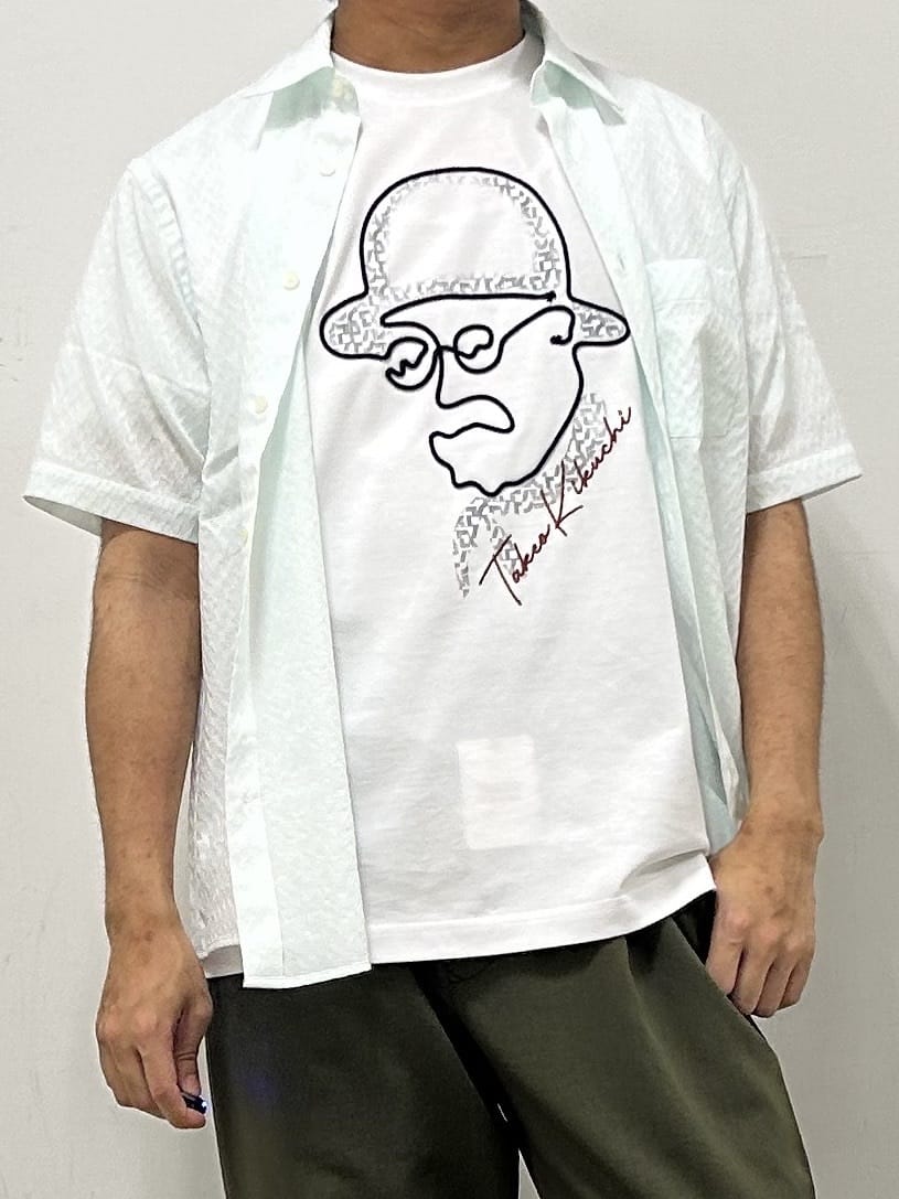 Hiroさんの「TAKEO KIKUCHI｜◆【Sサイズ～】フェイスロープ刺繍 天竺Tシャツ」を使ったコーディネート