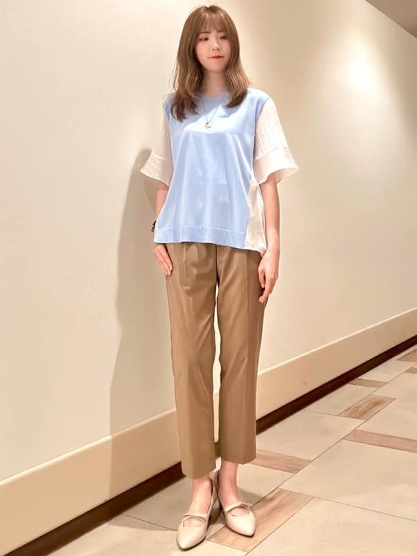 チャイさんの「Reflect｜◆【ゆったり着られる◎】バイカラードッキングニット」を使ったコーディネート