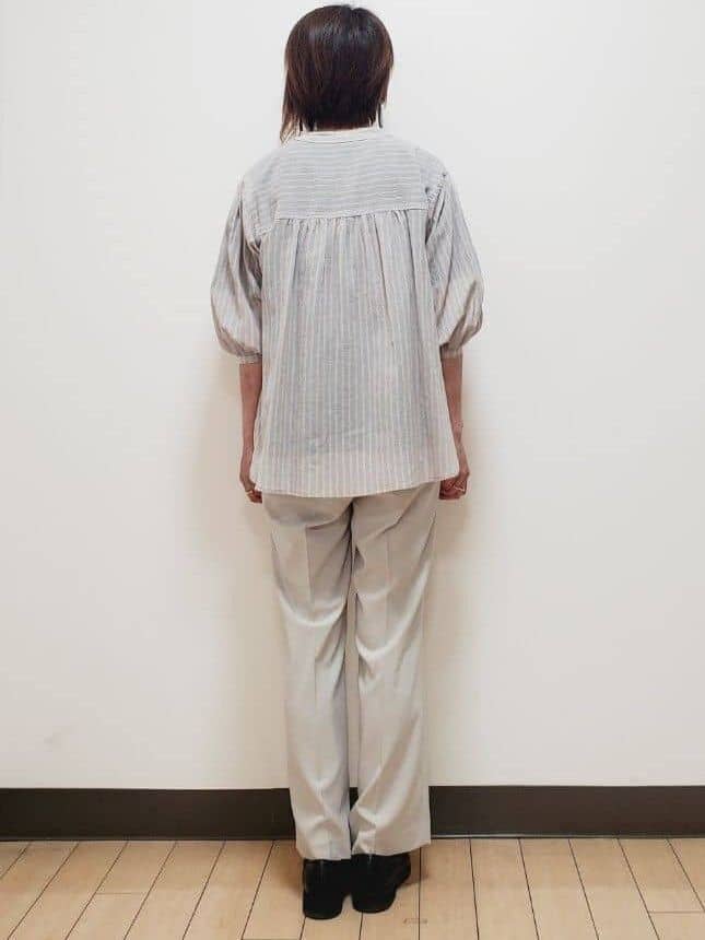 yuuさんの「Reflect｜【マシンウォッシュ可】リネンライクフレアパンツ」を使ったコーディネート