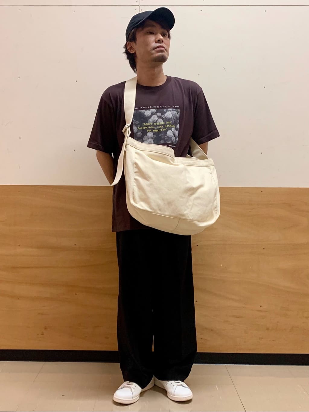 MATUさんの「THE SHOP TK｜リサイクルアート半袖Tシャツ【接触冷感/洗濯機OK】」を使ったコーディネート