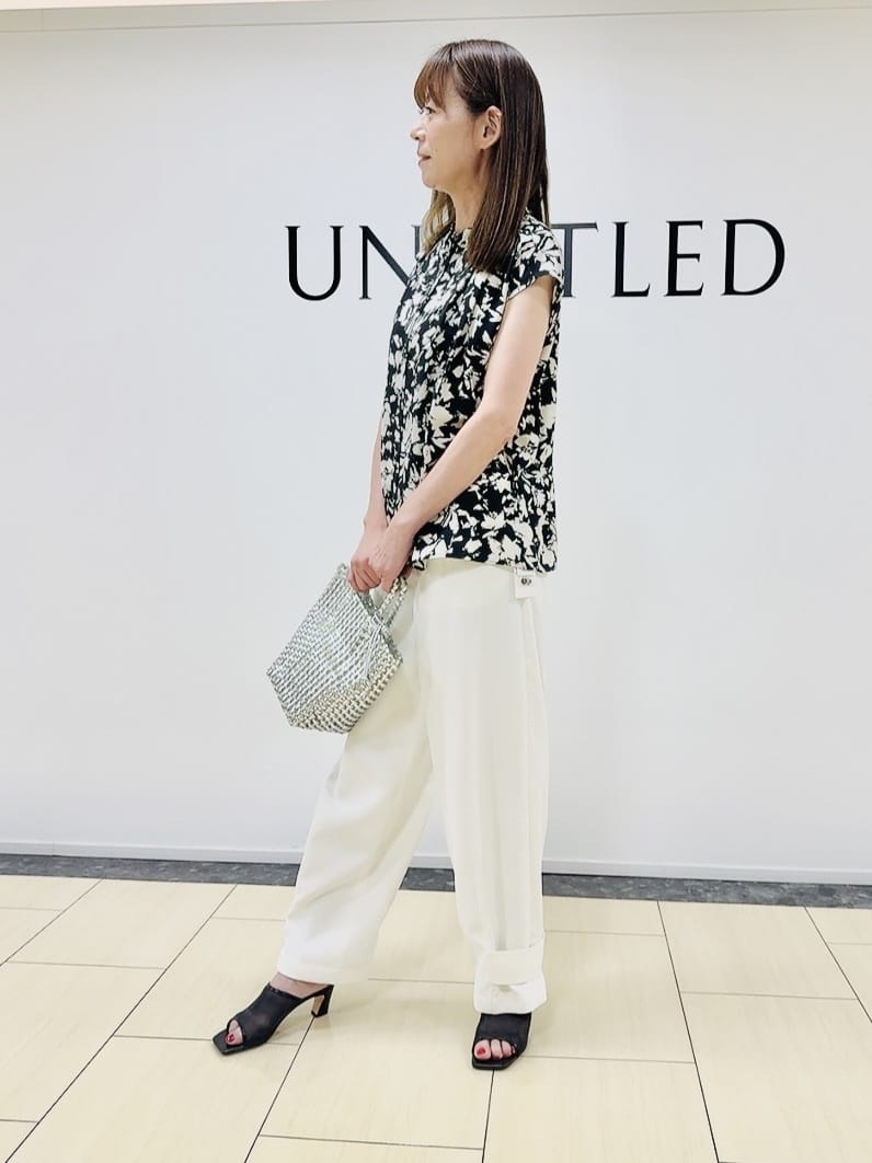 noriさんの「UNTITLED｜メタリックメッシュトート」を使ったコーディネート