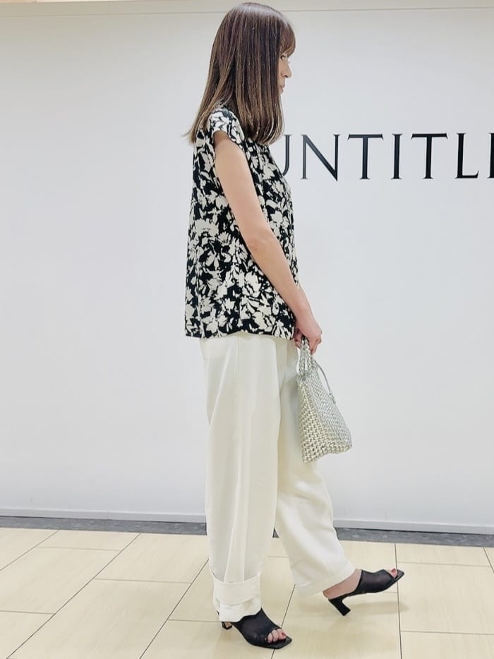 noriさんの「UNTITLED｜メタリックメッシュトート」を使ったコーディネート