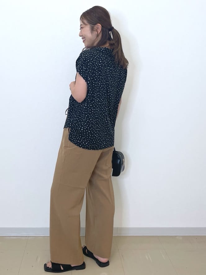 Akiさんの「OPAQUE.CLIP｜幾何柄プリントシャツ／セットアップ対応【洗える】」を使ったコーディネート