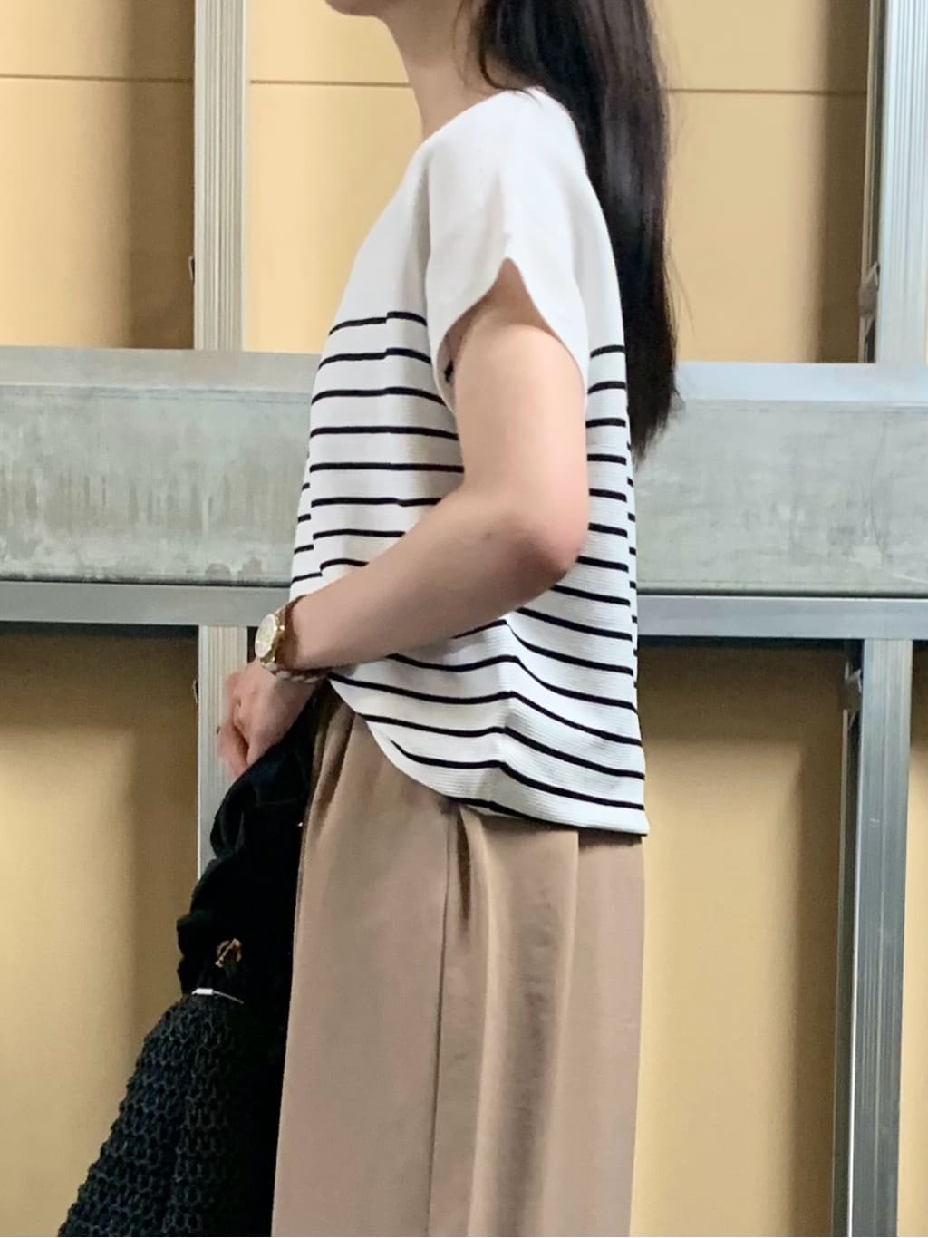 sahoさんの「THE SHOP TK｜【6色展開】さらさらフレンチニット【毛玉になりにくい/洗濯機OK】」を使ったコーディネート