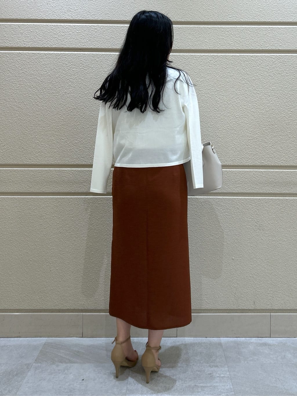 Momokaさんの「COUP DE CHANCE｜【手洗い可／日本製】ジャカードブラウス」を使ったコーディネート