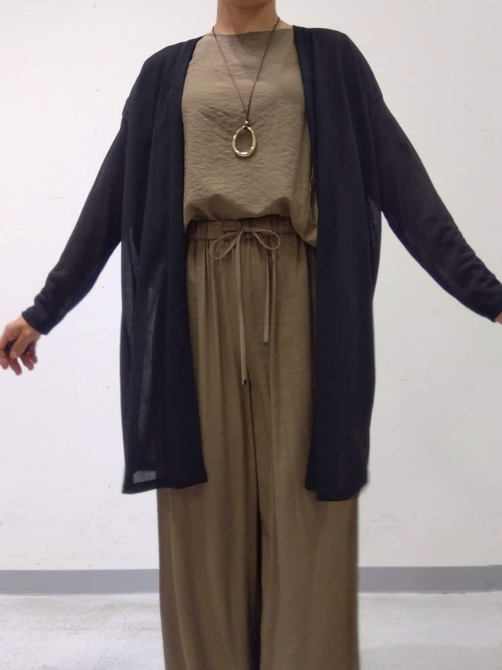 Kさんの「INDIVI｜◆【洗える／5分袖／UVケア／SETUP可能】モモンガスリーブブラウス」を使ったコーディネート