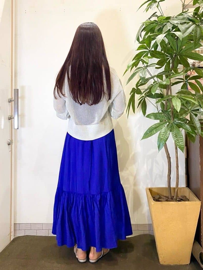 AYUMIさんの「SHOO･LA･RUE｜キラッと光るラメとスパンコールが印象的 メッシュカーディガン」を使ったコーディネート