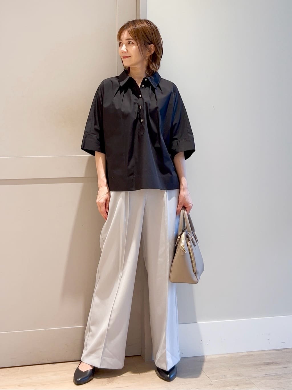 yamakoさんの「grove｜ラウンドメタルバングル」を使ったコーディネート