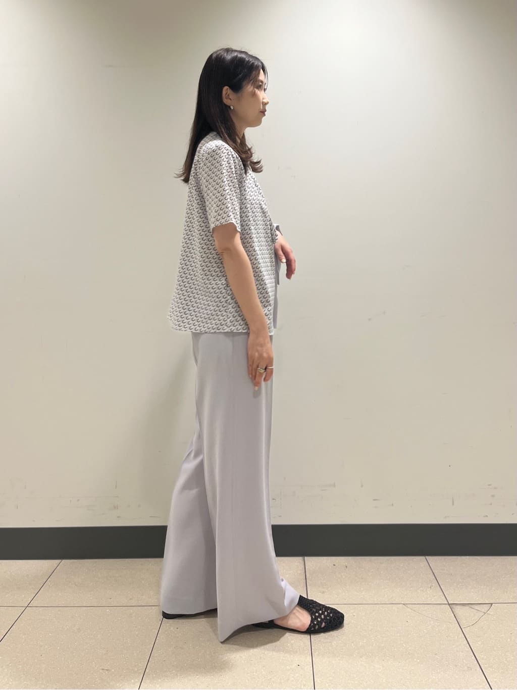 shokoさんの「INDIVI｜【着る日傘／遮熱／UVケア】ダブルジャケット」を使ったコーディネート