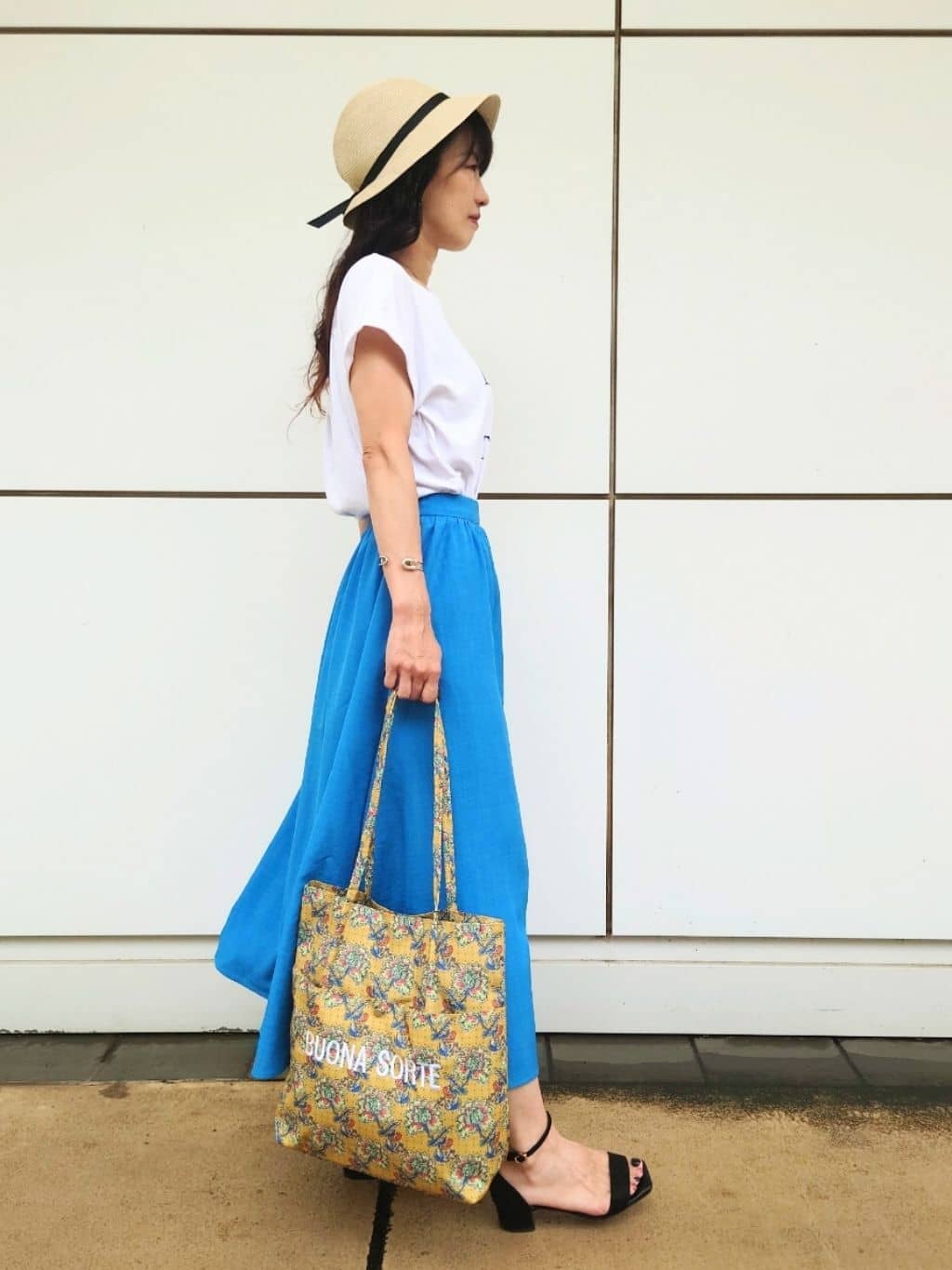 maimai*さんの「SHOO･LA･RUE｜【高レビュー/着丈選べる】華やかさをプラスする アソートロングスカート」を使ったコーディネート