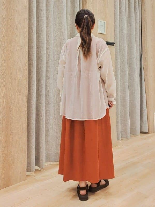 ふるさんの「grove｜履き心地◎！フットベッドサンダル」を使ったコーディネート