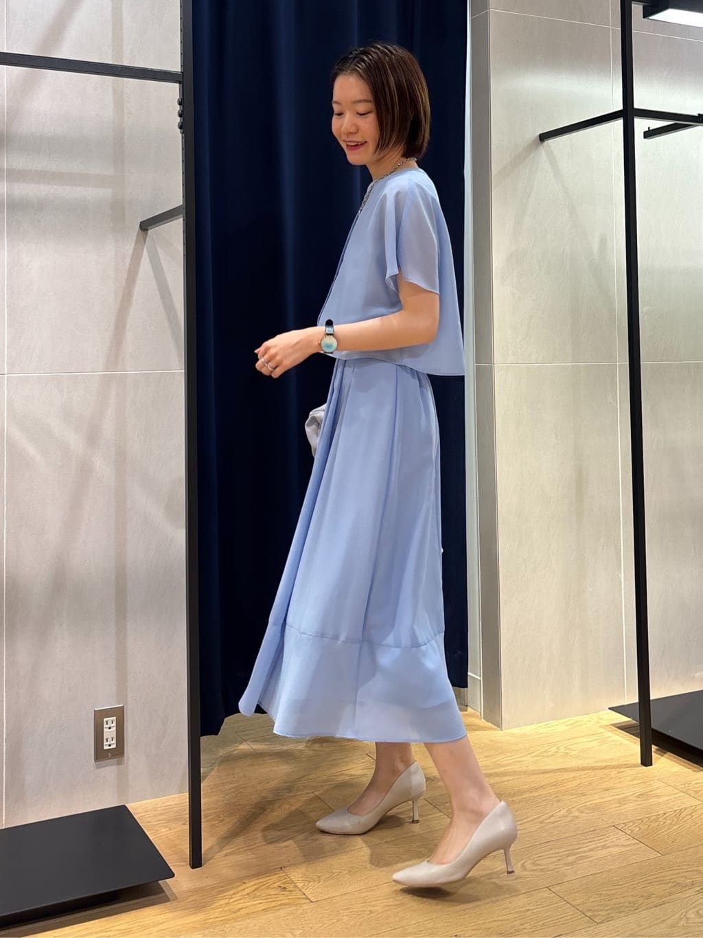 kanaeさんの「INDIVI｜【着る日傘／遮熱／UVケア】ダブルジャケット」を使ったコーディネート
