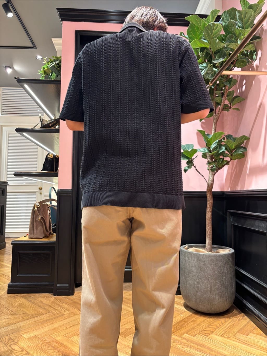 kaminaga さんの「DRESSTERIOR｜オーガニックコットン キューバニットシャツ」を使ったコーディネート