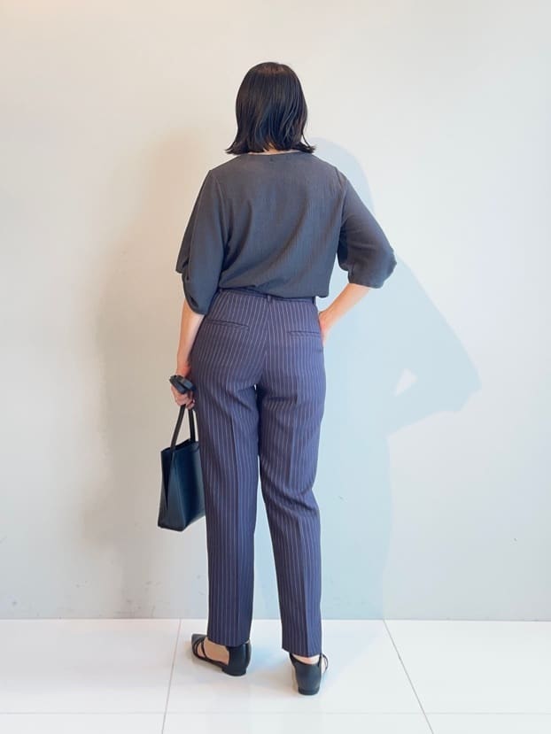 murayamaさんの「INDIVI｜【UVケア／吸汗速乾】凹凸素材ねじり袖トップス」を使ったコーディネート