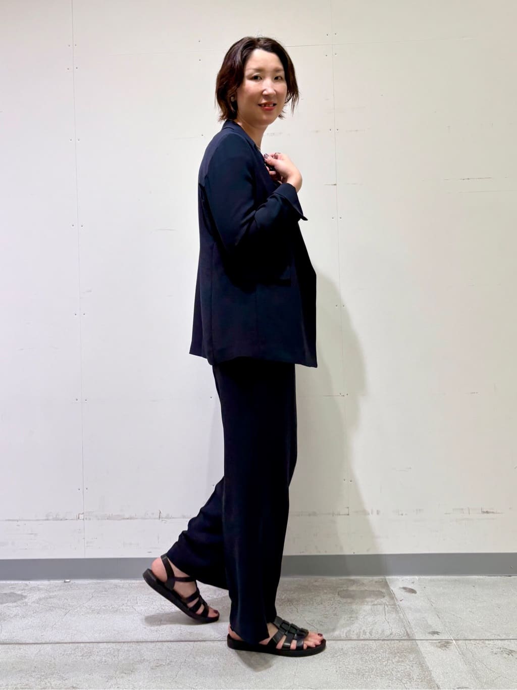 yuriさんの「INDIVI｜【バックシャン】デザインTブラウス」を使ったコーディネート