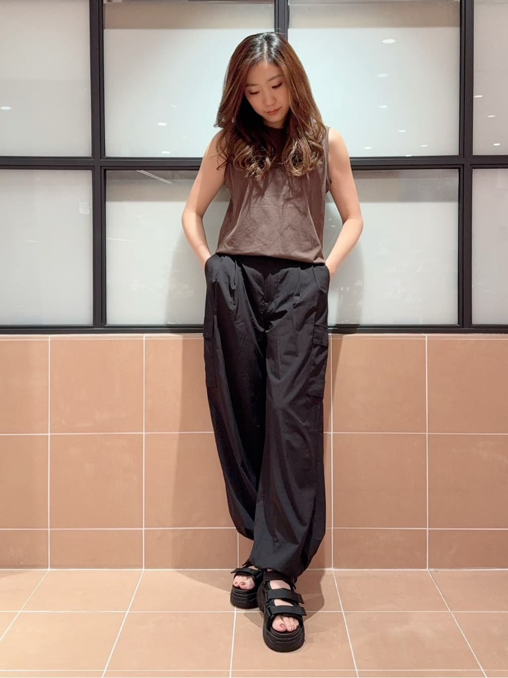 kaoriさんの「ESPERANZA｜3本ベルトスポサン」を使ったコーディネート
