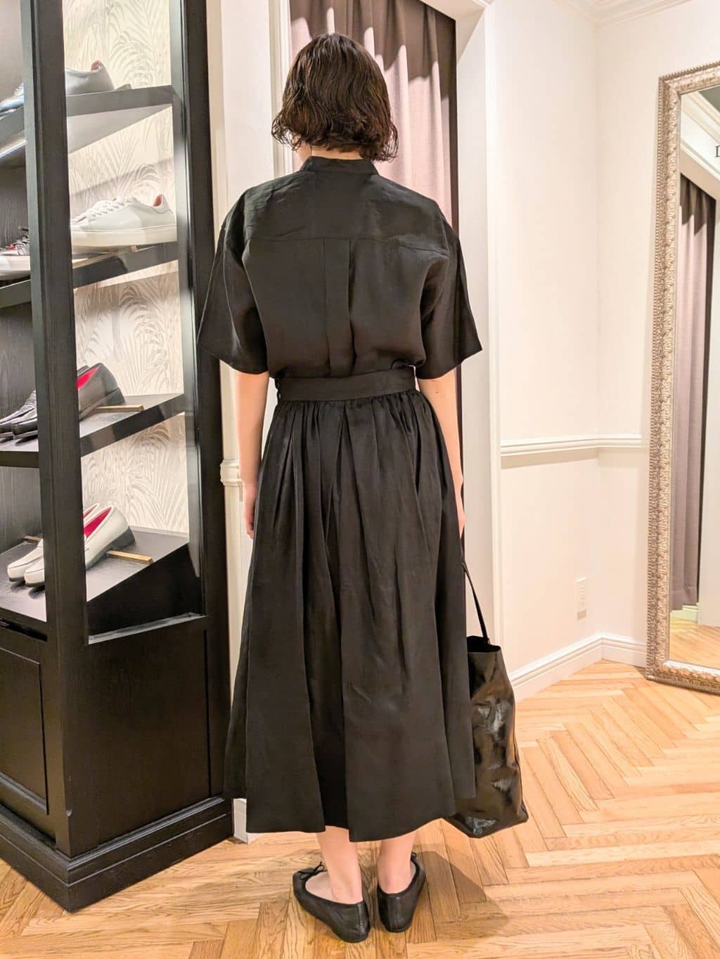 saoriさんの「DRESSTERIOR｜◆ソフトレザーバレエシューズ」を使ったコーディネート