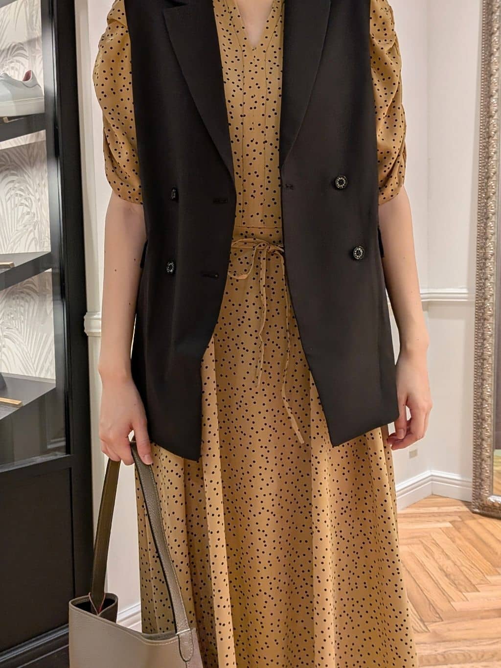 saoriさんの「DRESSTERIOR｜◆ソフトレザーバレエシューズ」を使ったコーディネート