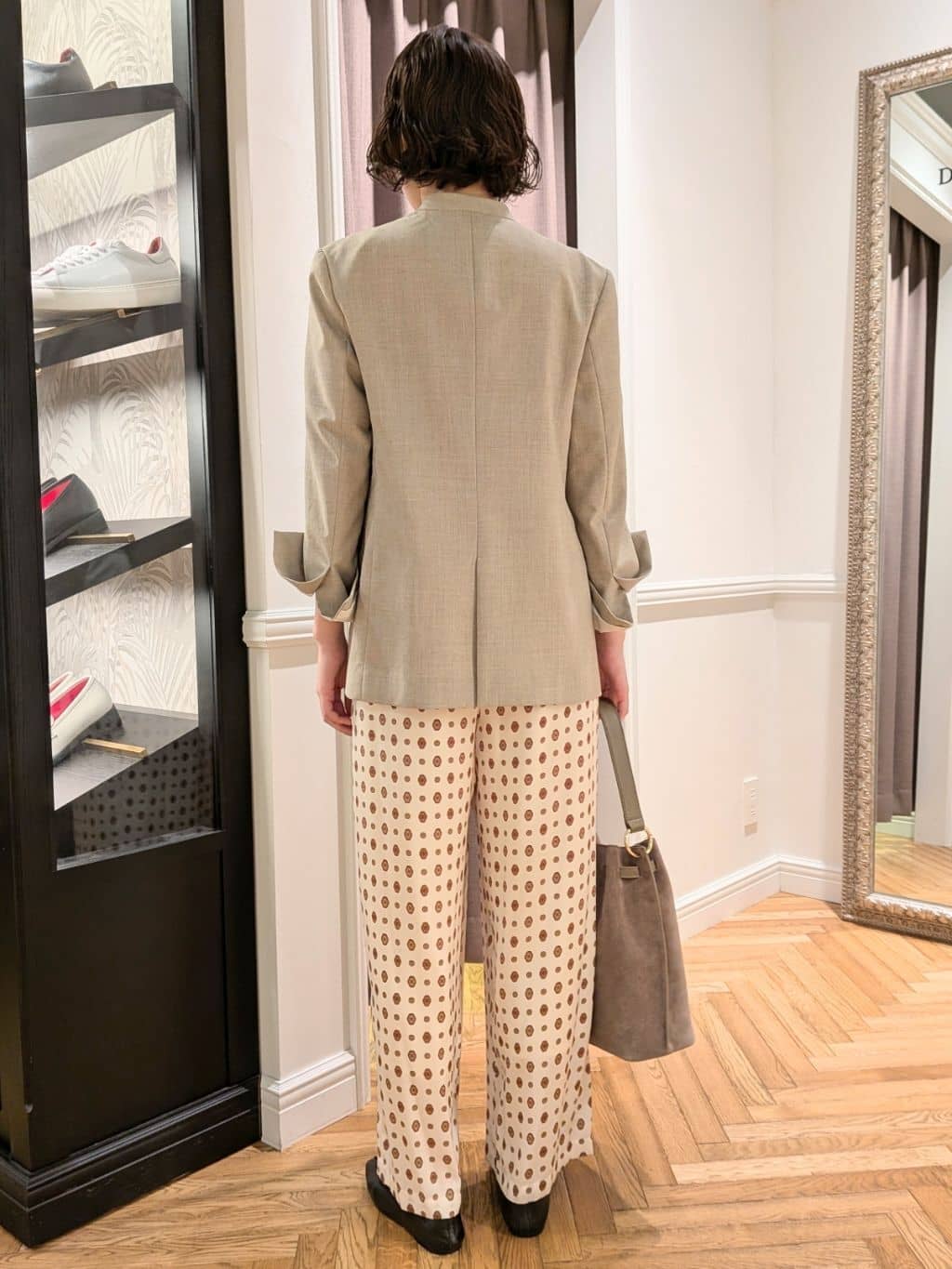 saoriさんの「DRESSTERIOR｜◆ソフトレザーバレエシューズ」を使ったコーディネート