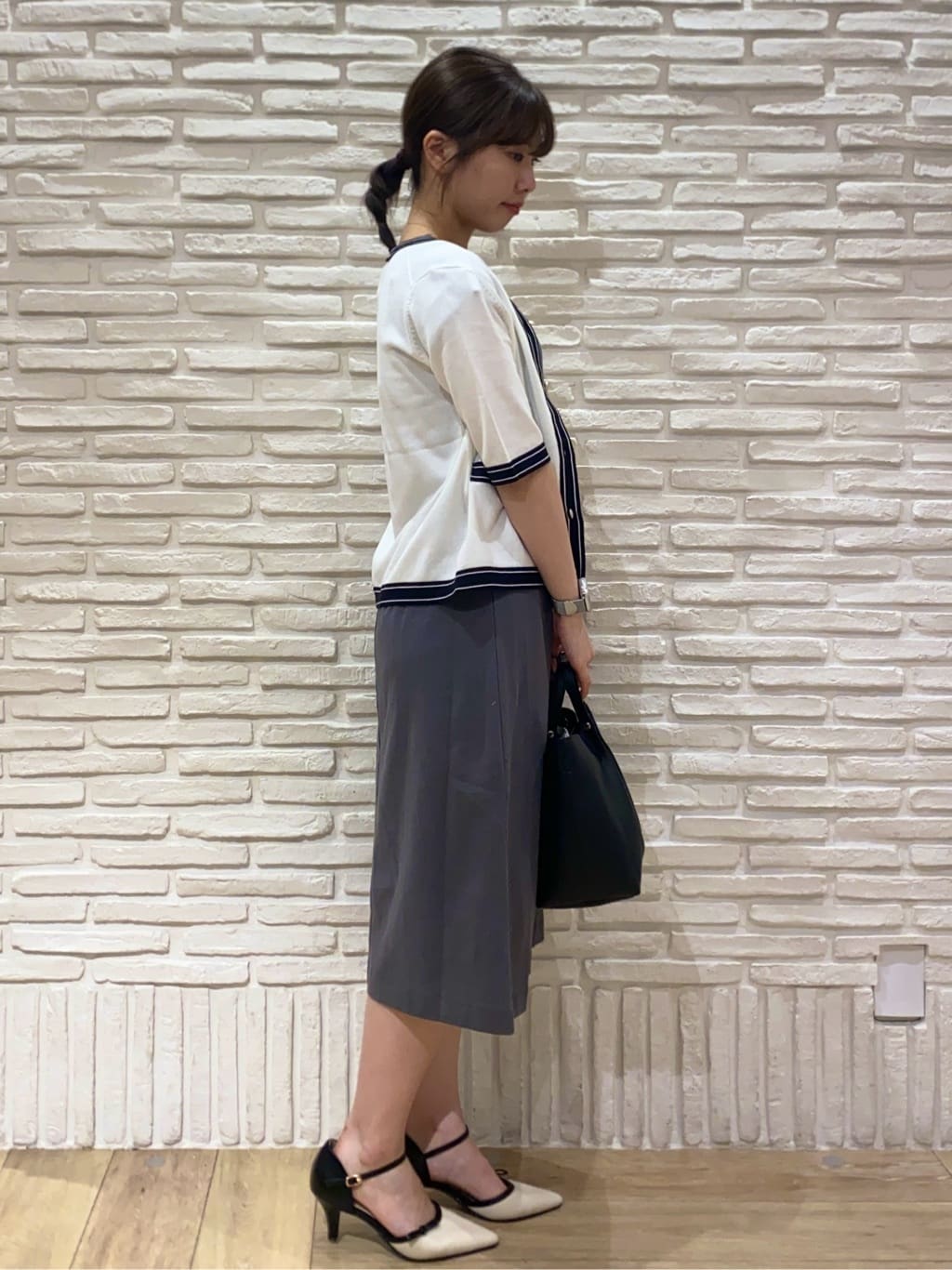 KARENさんの「index｜リボンモチーフパンプス」を使ったコーディネート
