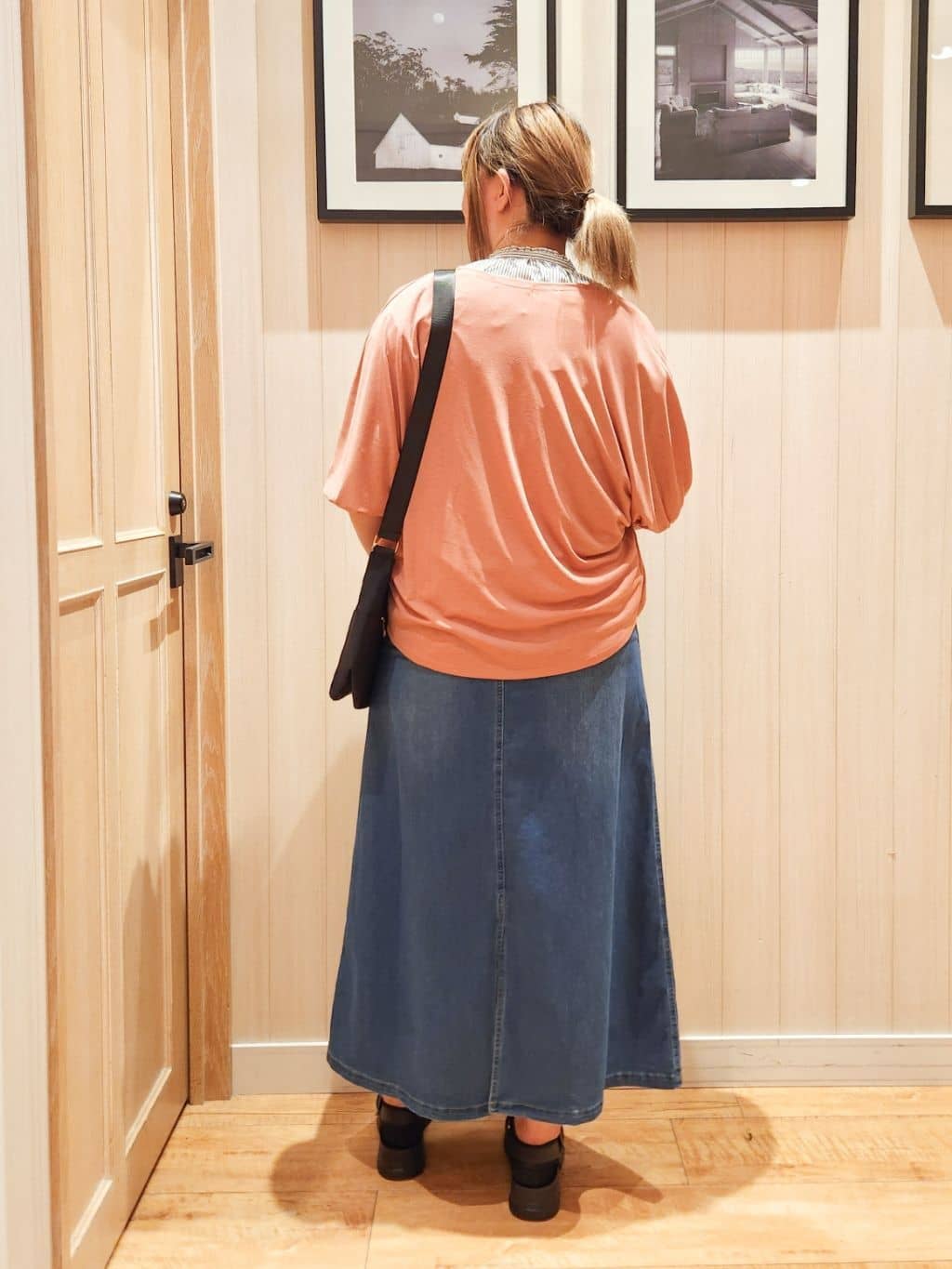 れーやんさんの「SHOO･LA･RUE｜【UV/さらさらタッチ】女性らしさ漂う 5分袖ボレロカーディガン」を使ったコーディネート