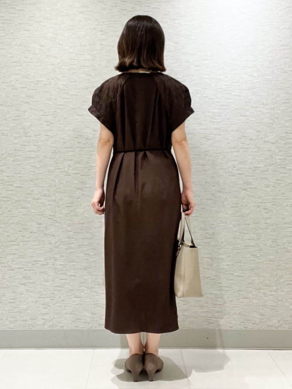 marikoさんの「Reflect｜パール調リングネックレス」を使ったコーディネート