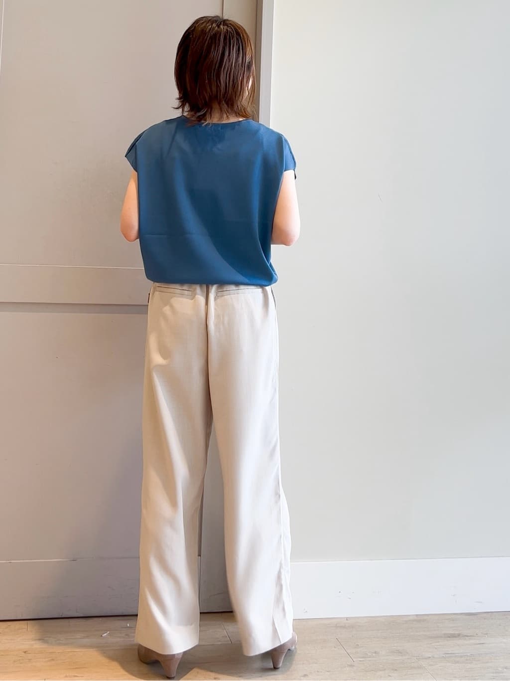 yamakoさんの「grove｜ロープベルトで差がつく 洗練リラックスパンツ」を使ったコーディネート