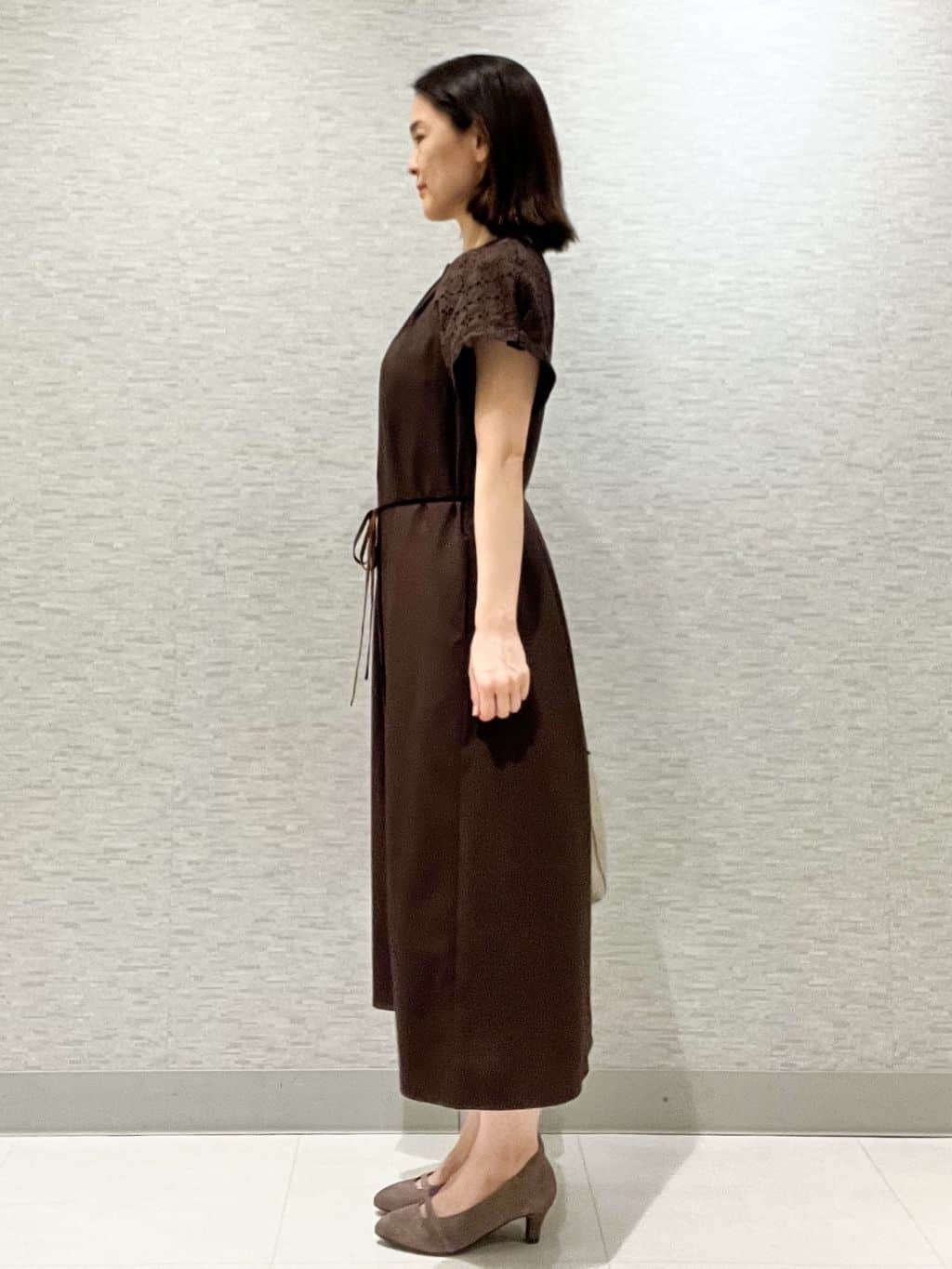 marikoさんの「Reflect｜パール調リングネックレス」を使ったコーディネート