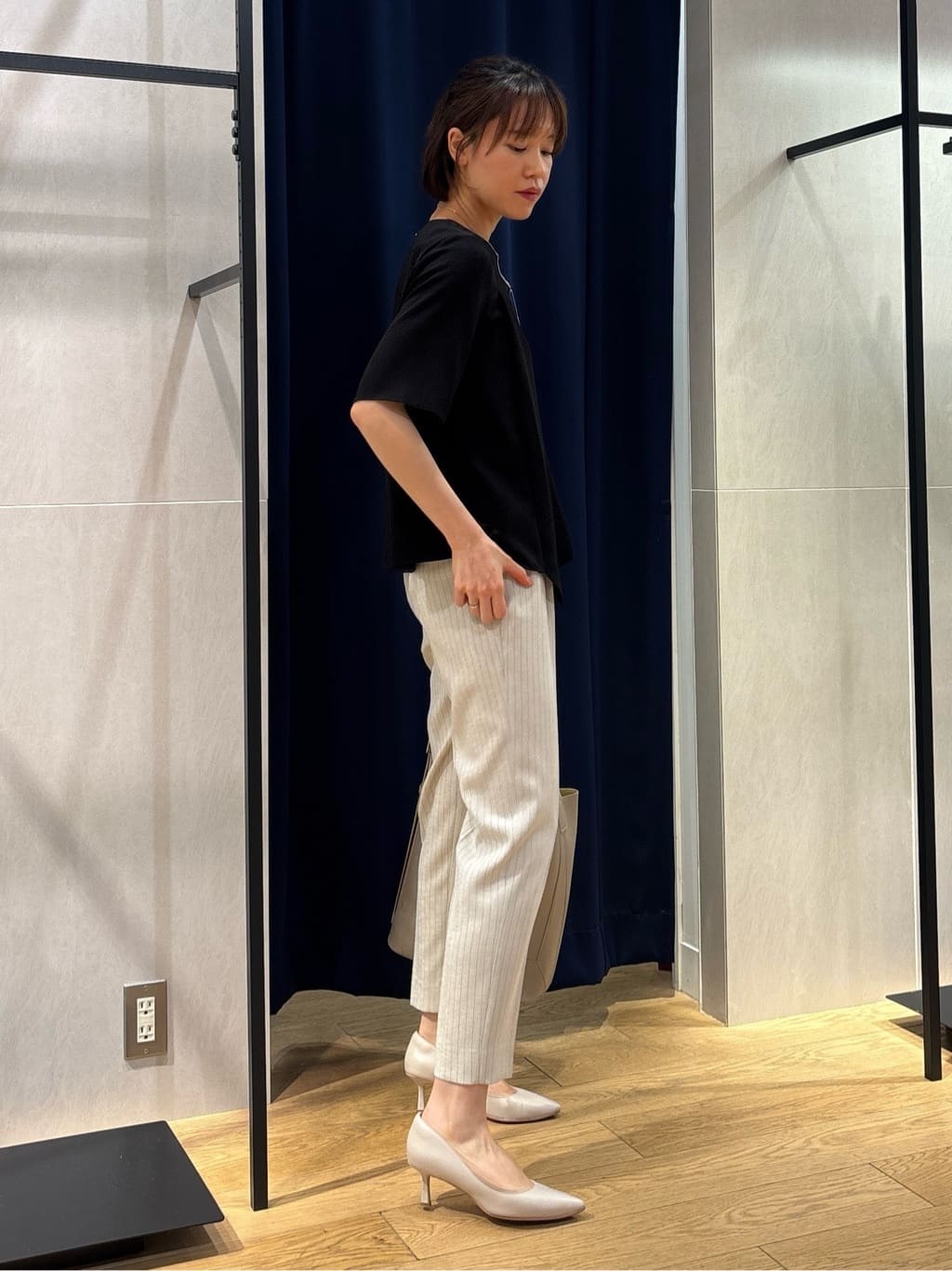 kanaeさんの「INDIVI｜【A4サイズ対応】ワンショルダートートバッグ」を使ったコーディネート