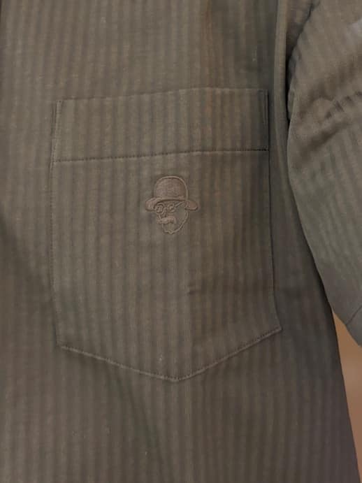 かたやまさんの「TAKEO KIKUCHI｜【COOL CITY WEAR】ストライプジャージ ボタンダウンシャツ /接触冷感」を使ったコーディネート