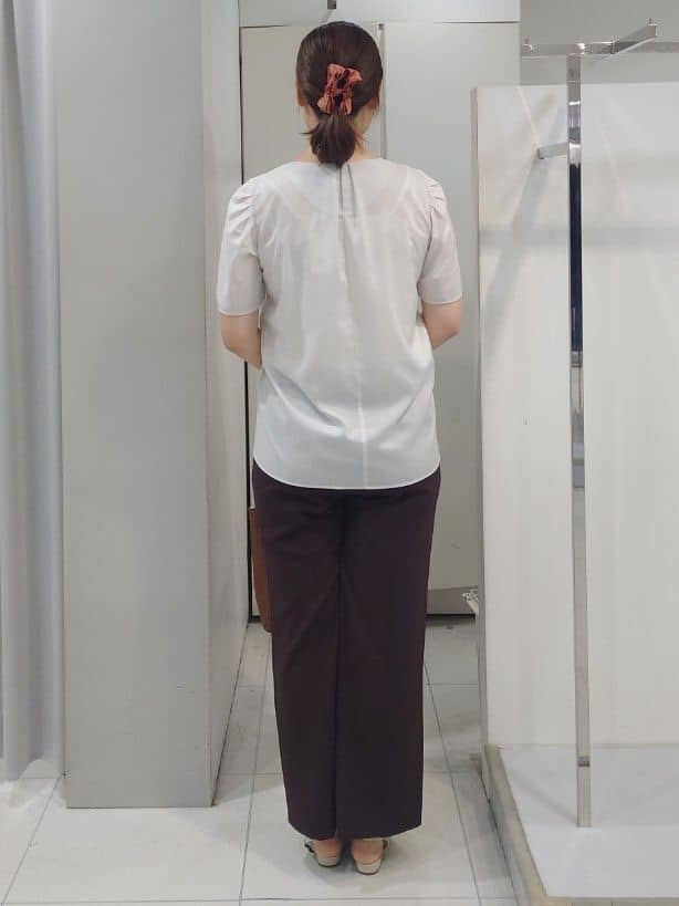 AZUSAさんの「Reflect｜【すっきり見え！長め丈】ピンタックデザインチュニックブラウス」を使ったコーディネート