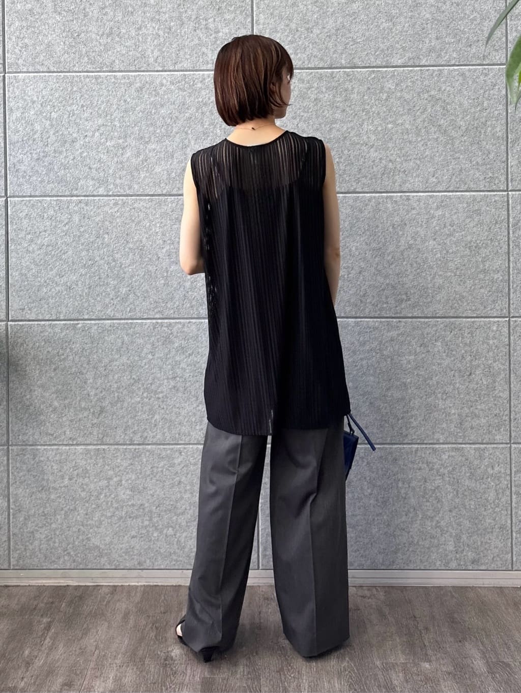 kanaeさんの「INDIVI｜【洗える／セットアップ可能】ラッセルチュニック」を使ったコーディネート