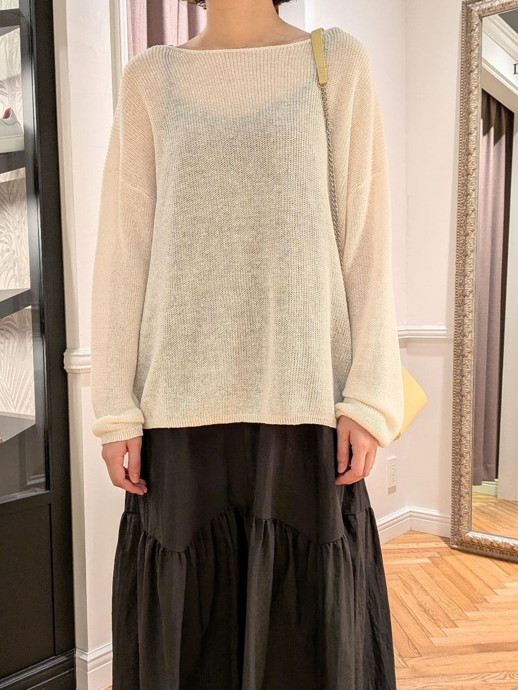 saoriさんの「DRESSTERIOR｜◆ソフトレザーバレエシューズ」を使ったコーディネート