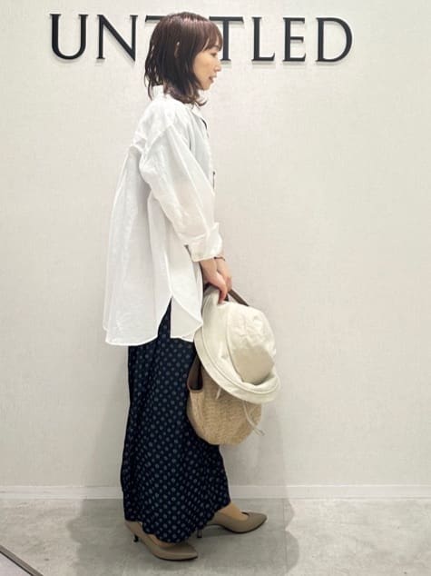 Miwaさんの「UNTITLED｜◆【セットアップ可能/オンオフ】小紋柄ブラウス」を使ったコーディネート