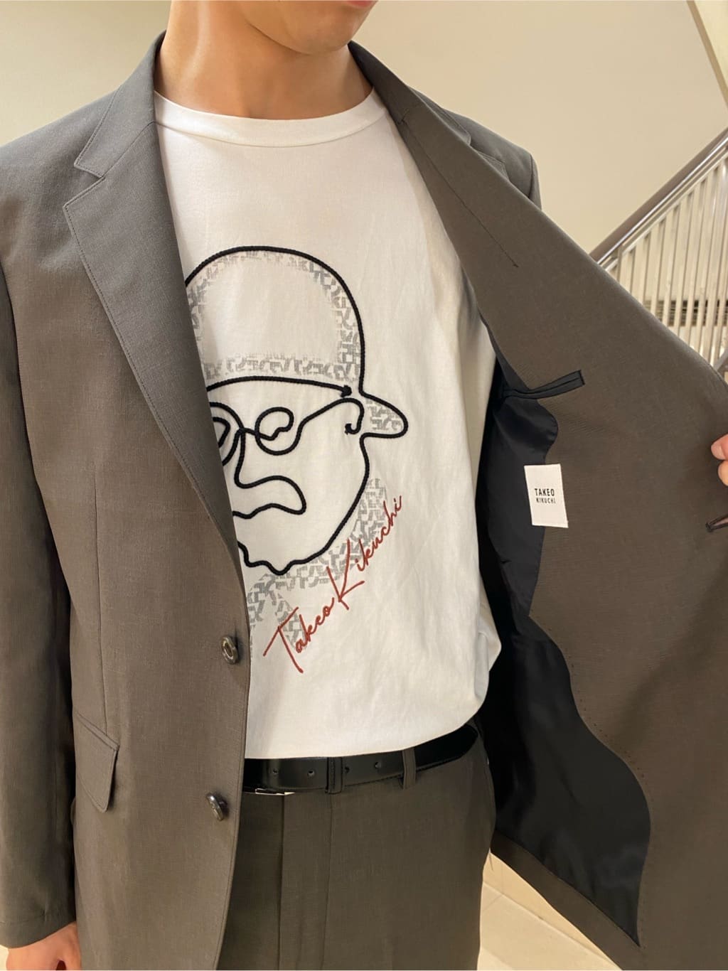 ryuさんの「TAKEO KIKUCHI｜【COOL CITY WEAR】アーバンクール ジャケット /接触冷感・吸水速乾」を使ったコーディネート